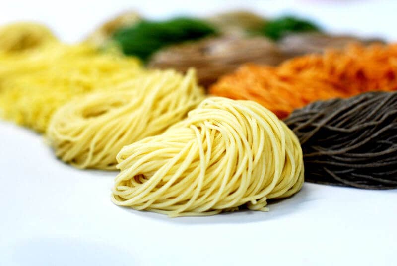 various ramen noodles