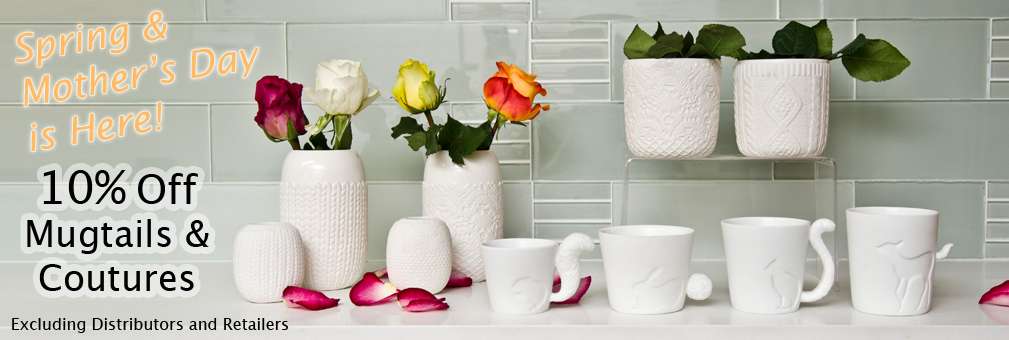 10% Mugtails & Couture Vases