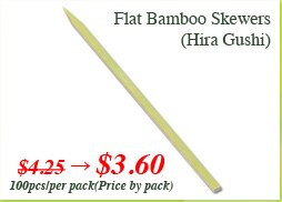 Flat Bamboo Skewers