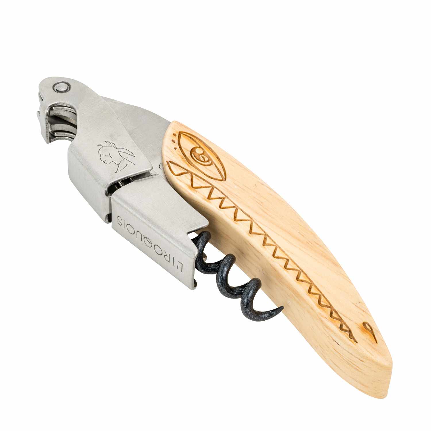 Image of Urban Tattoo Wood Clin d'Oeil Design Corkscrews 1