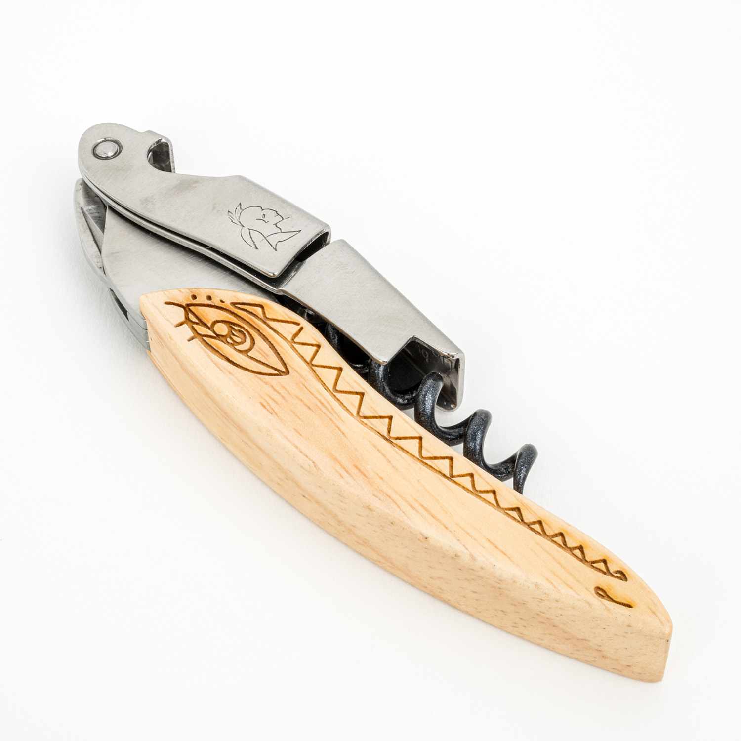 Image of Urban Tattoo Wood Clin d'Oeil Design Corkscrews 2