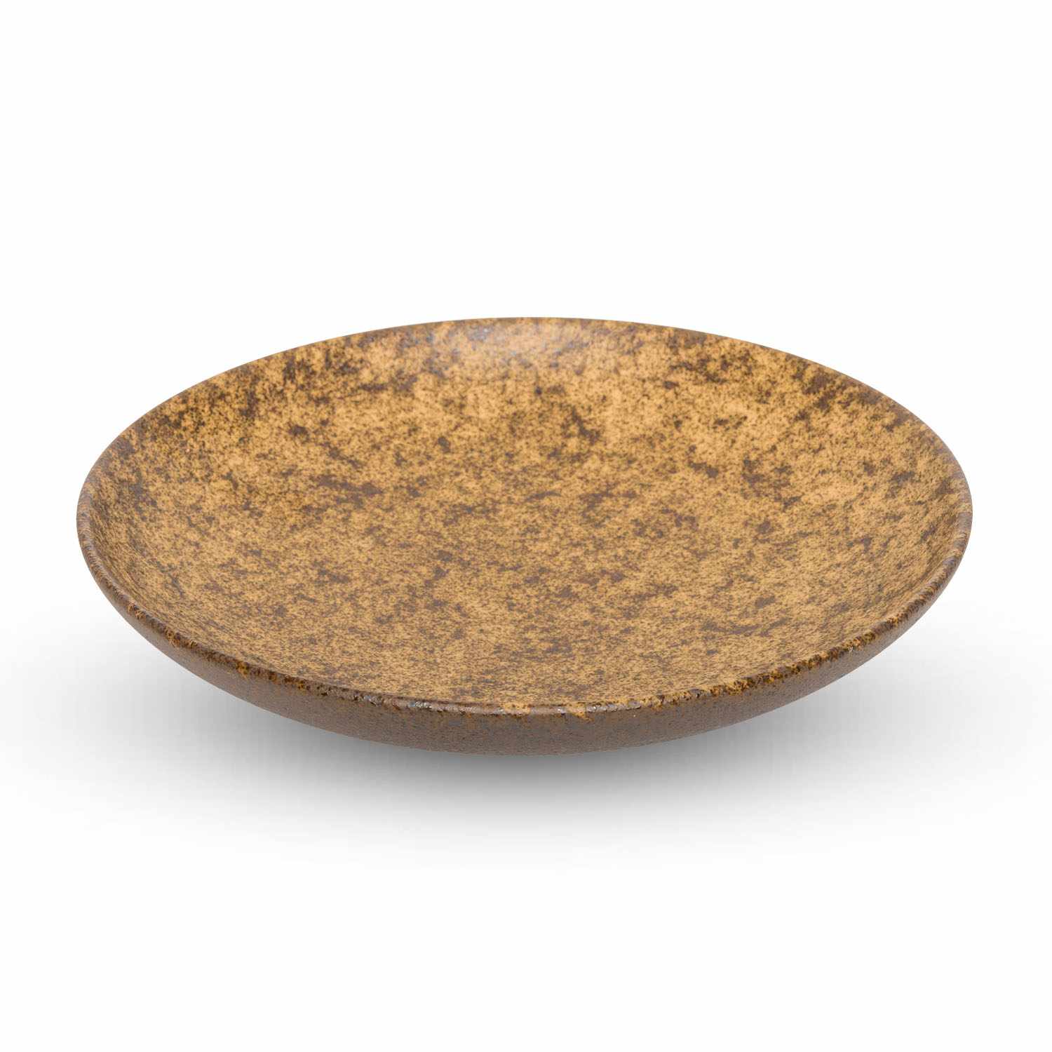 Image of Eki Brown Coupe Plate 9" 1