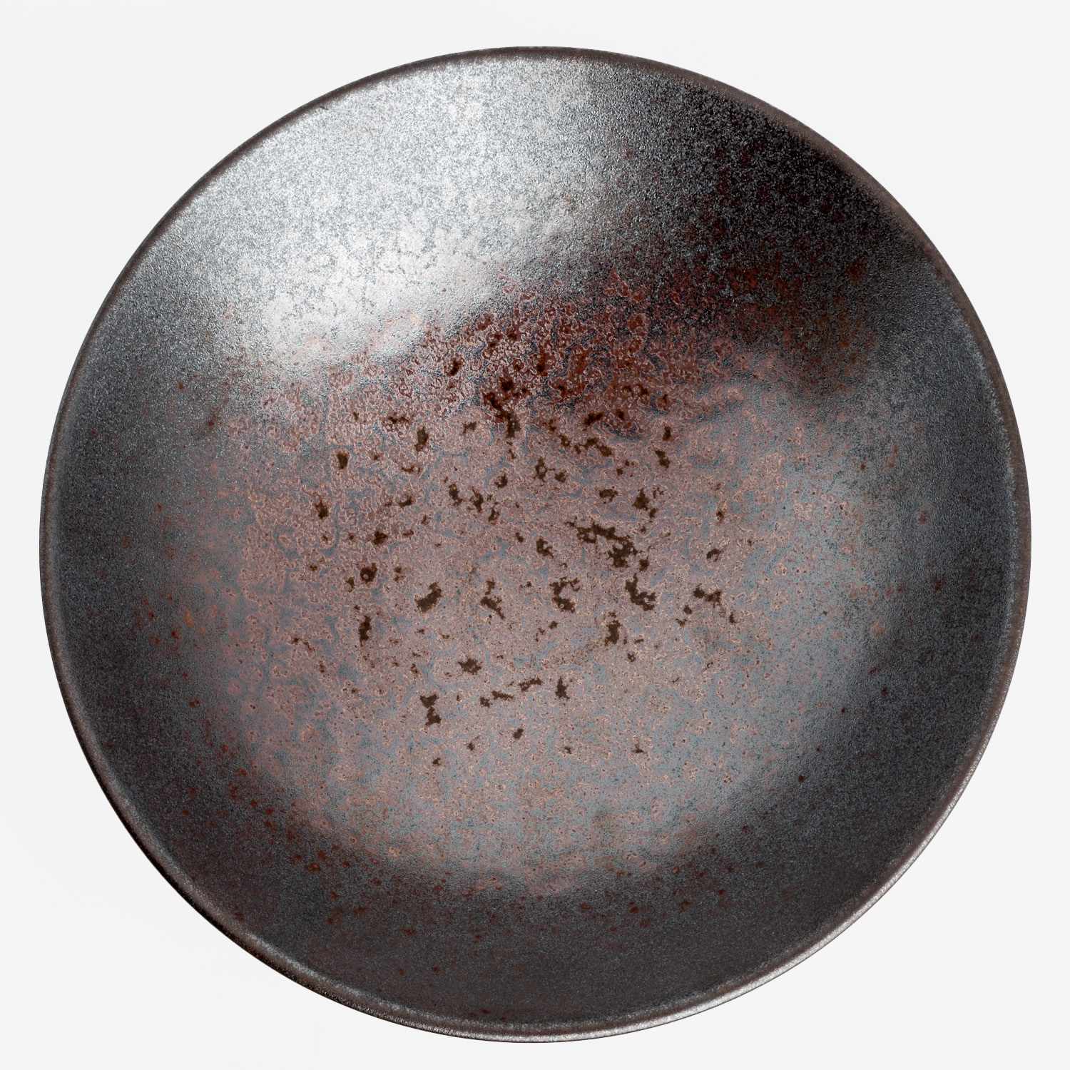 Image of Metallic Brown Bowl 9.5" 3