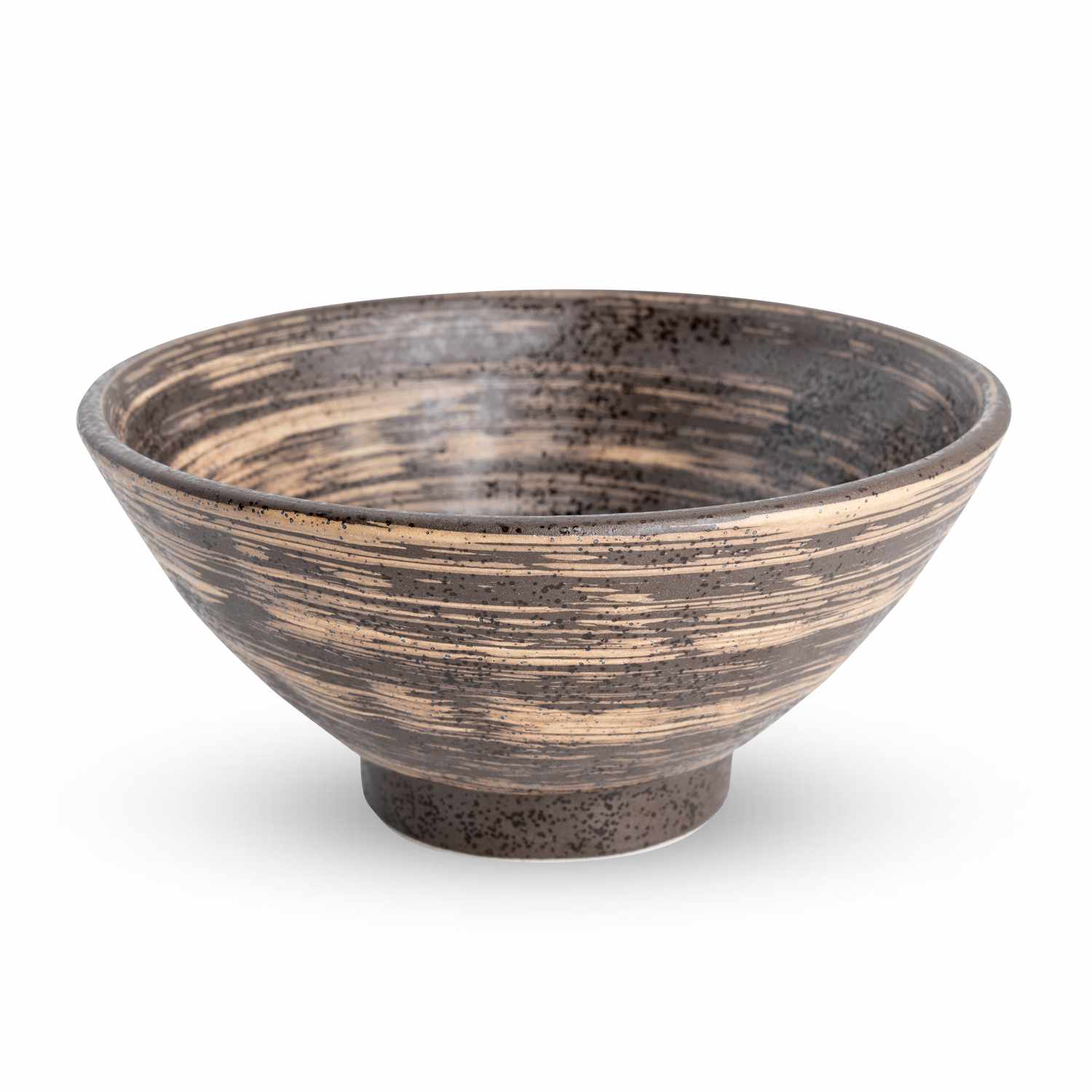 Uzumaki Dark Brown Bowl 6"