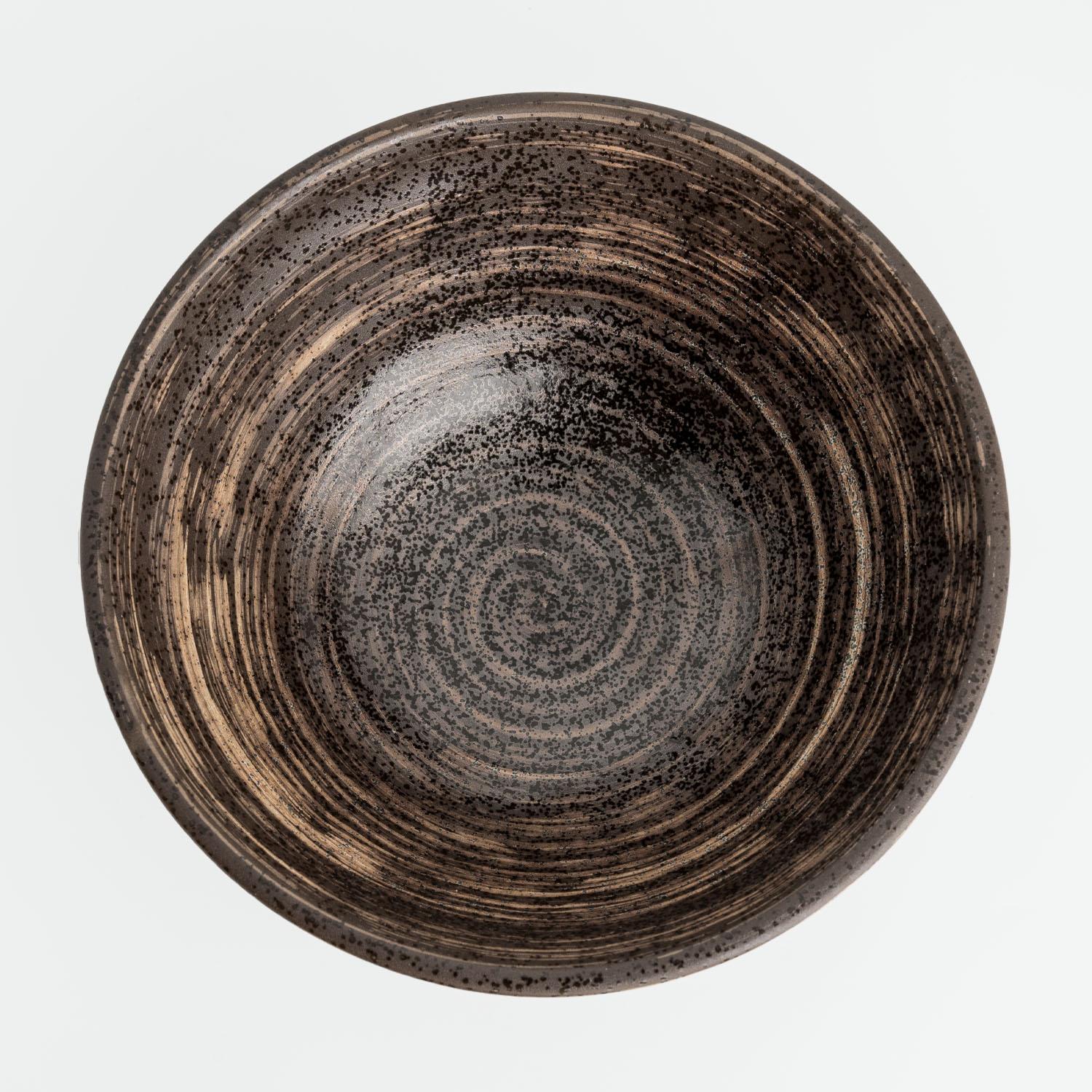 Image of Uzumaki Dark Brown Bowl 6" 3