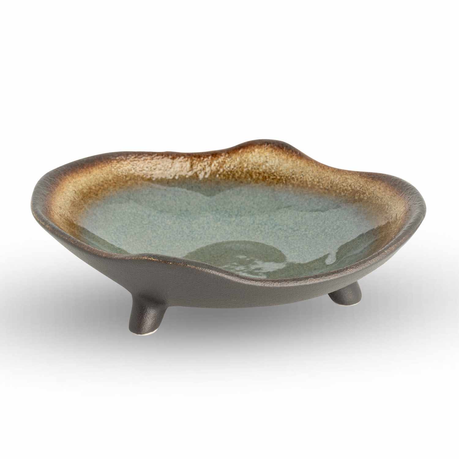 ➤ Bowl on base in relief pattern glass Exclusive collection. - DELUXE by MJS