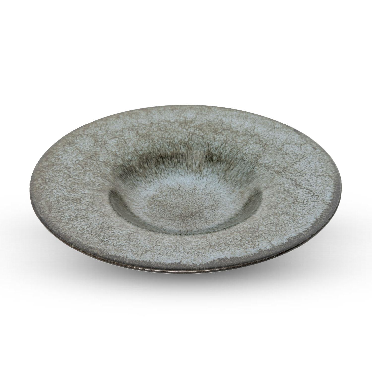 Image of Sora Gray Wide Rim Bowl 10" 1