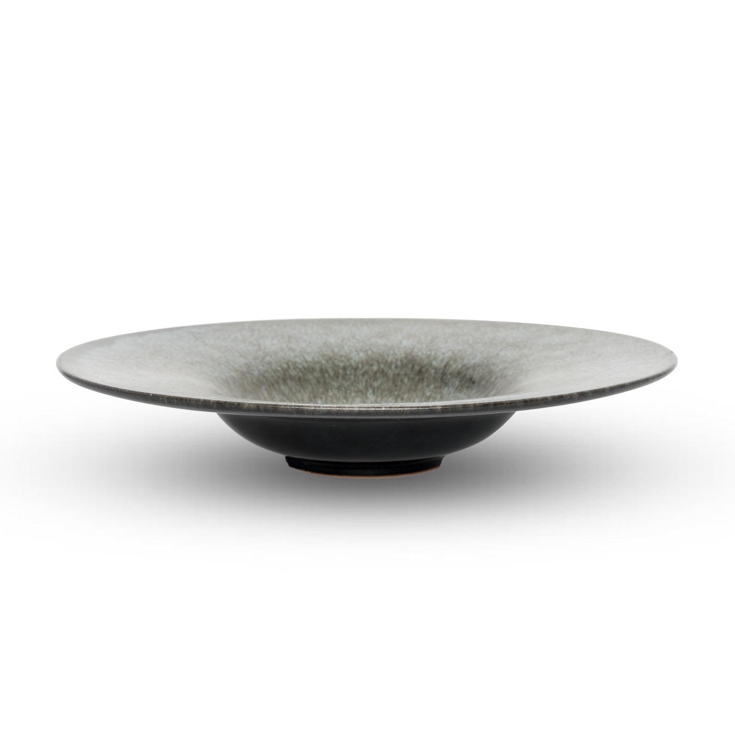 Image of Sora Gray Wide Rim Bowl 10" 2