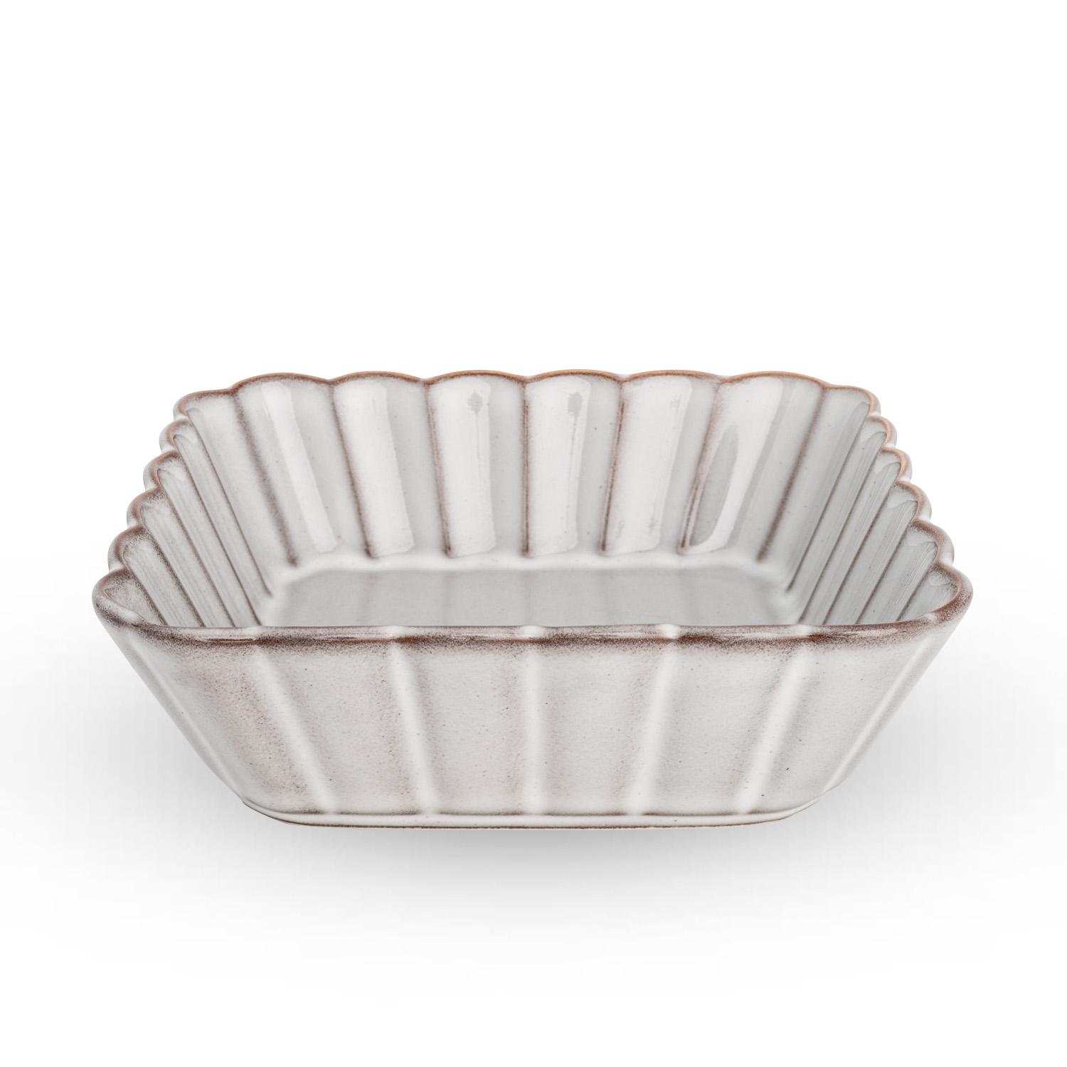 Image of Fuga White Square Bowl 4.5" 1