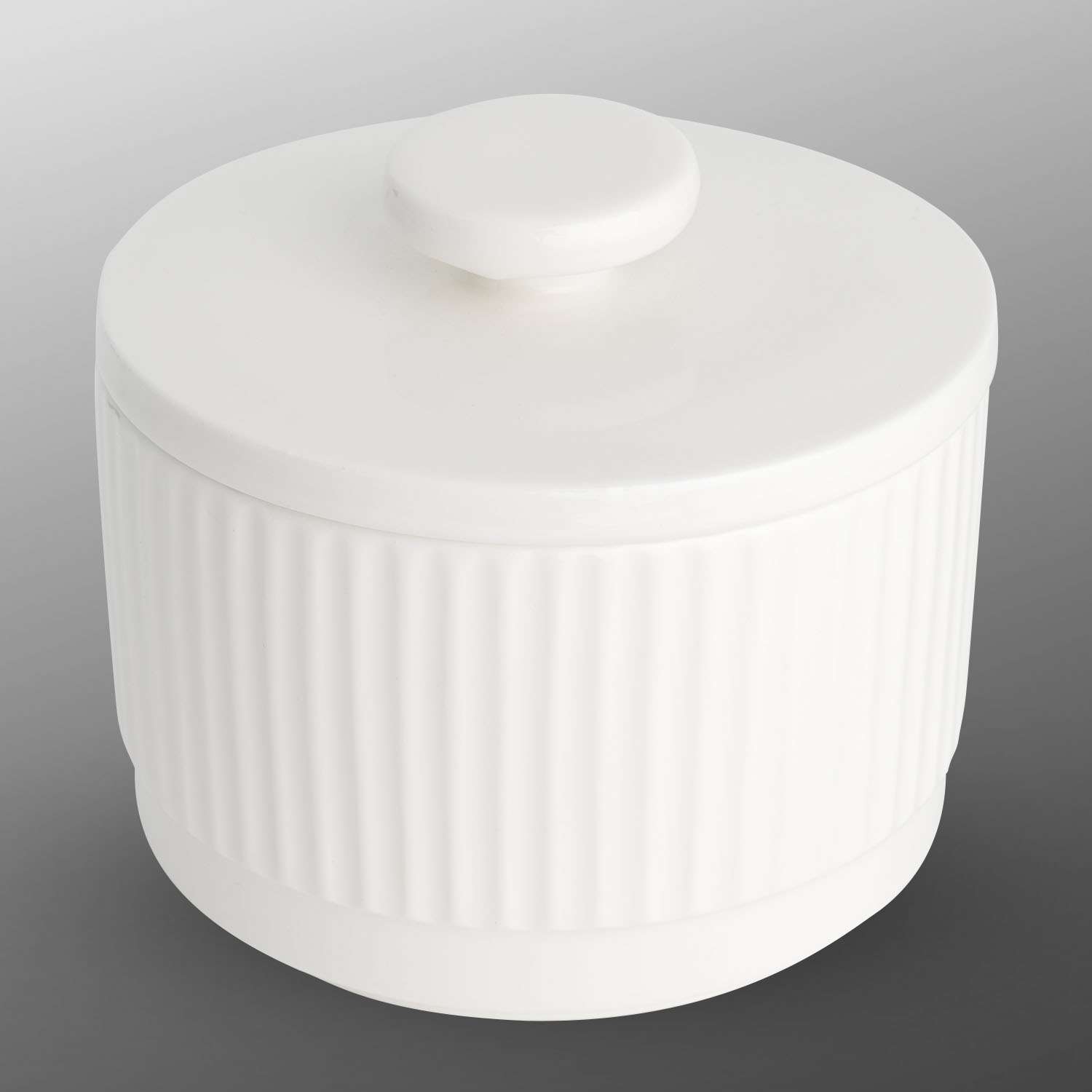 Korin Durable White Lidded Bowl 4"