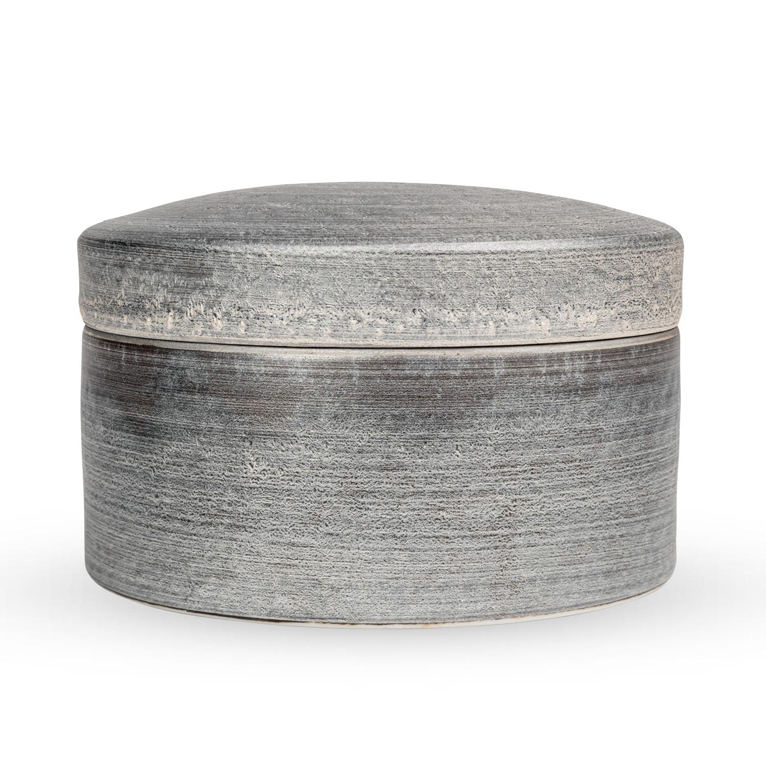 Image of Shusetsu Silver Round Covered Box 4" 3