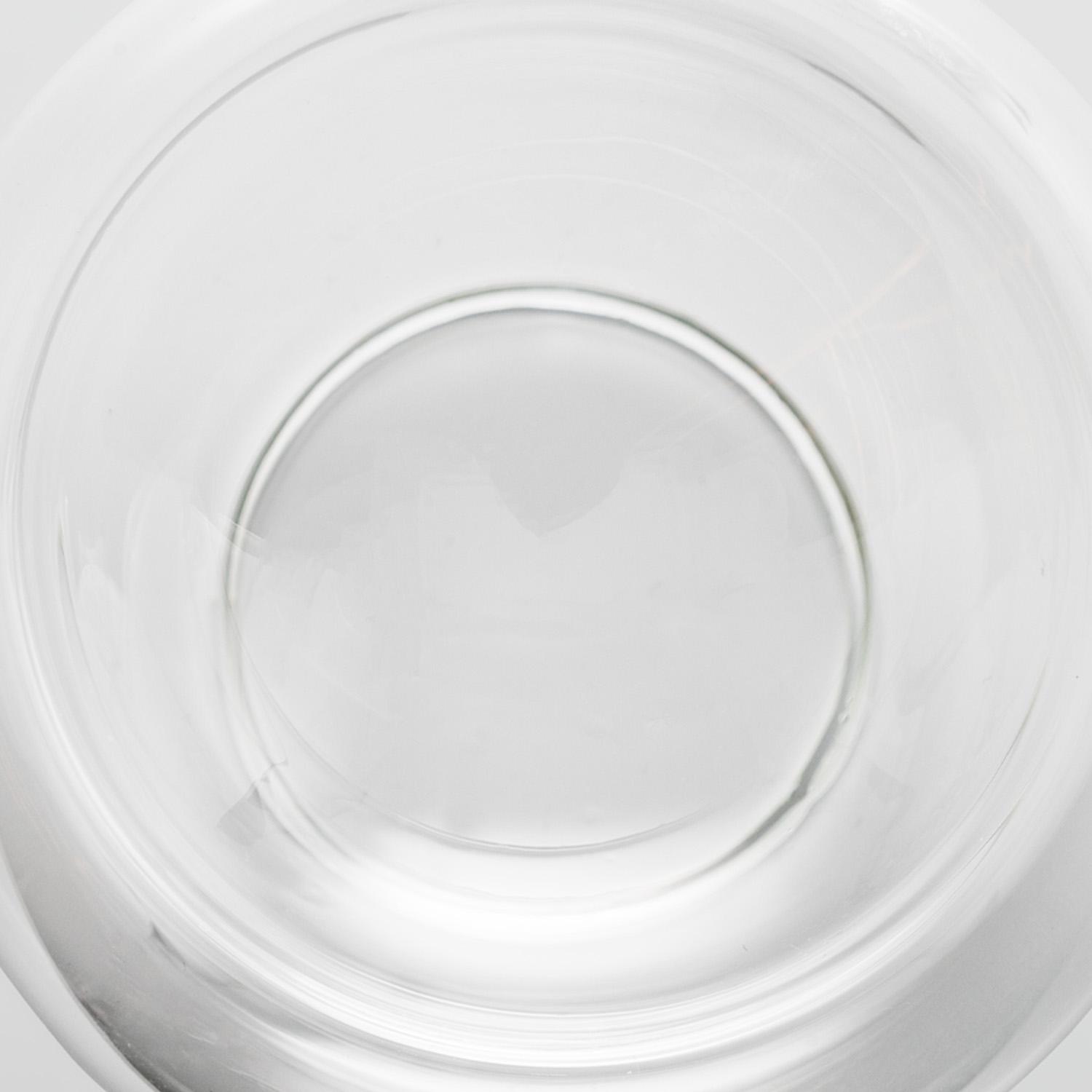 Image of Glass Round Concave Bowl 4.25" 4