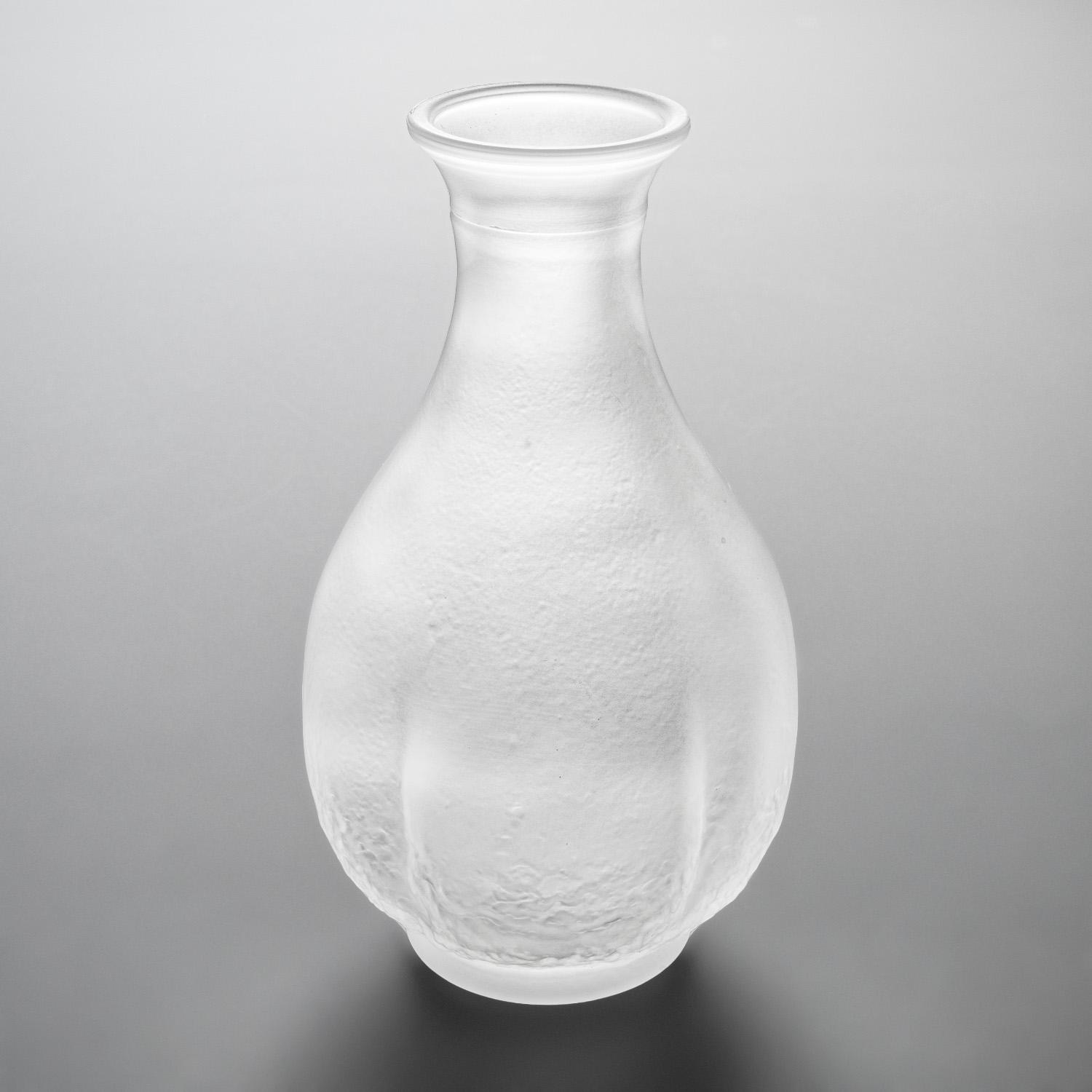 Image of Frosted Glass Sake Bottle 6 oz 1