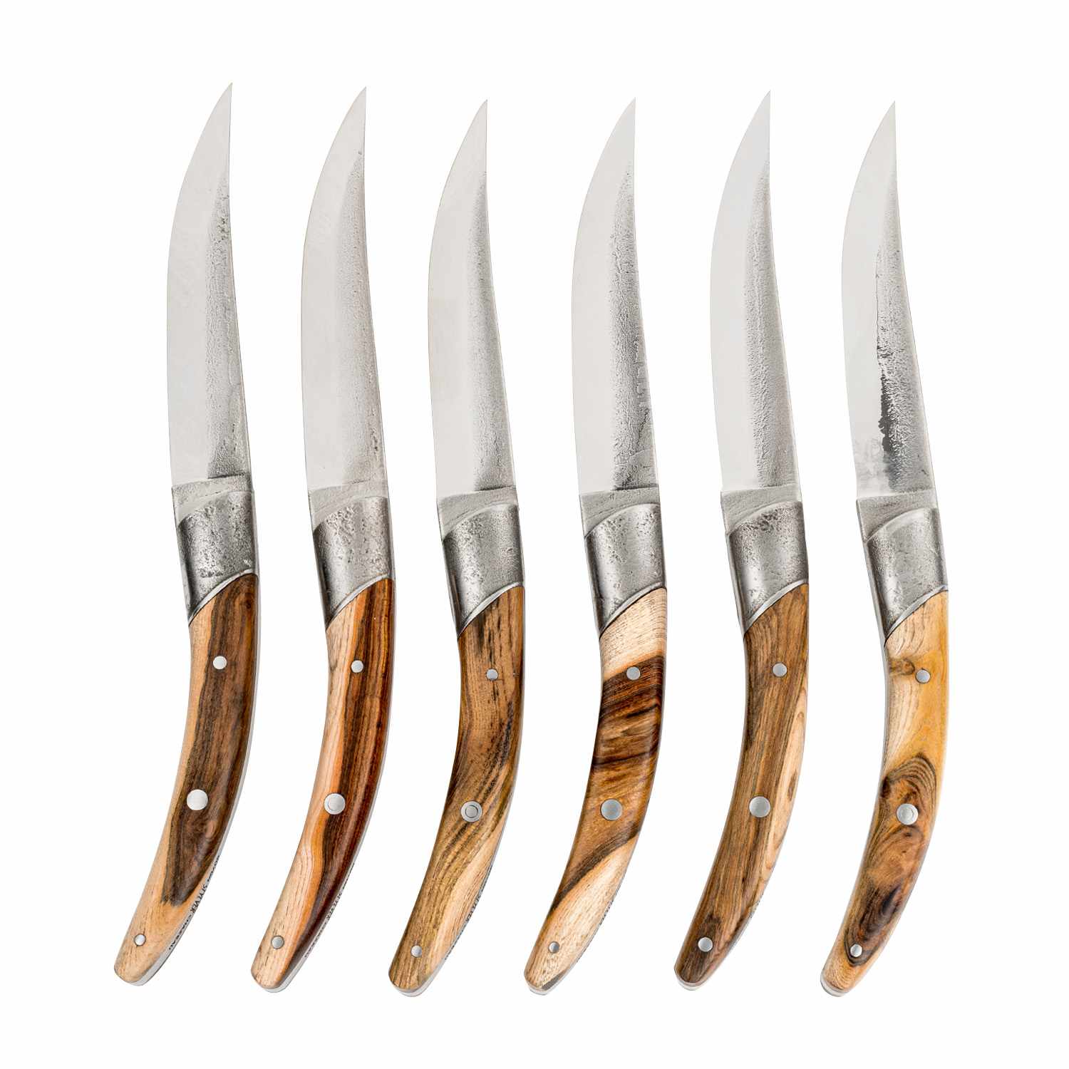 Styl'ver Origines Steak Knives w/ Pistachio Wood Handle (Set of 6)