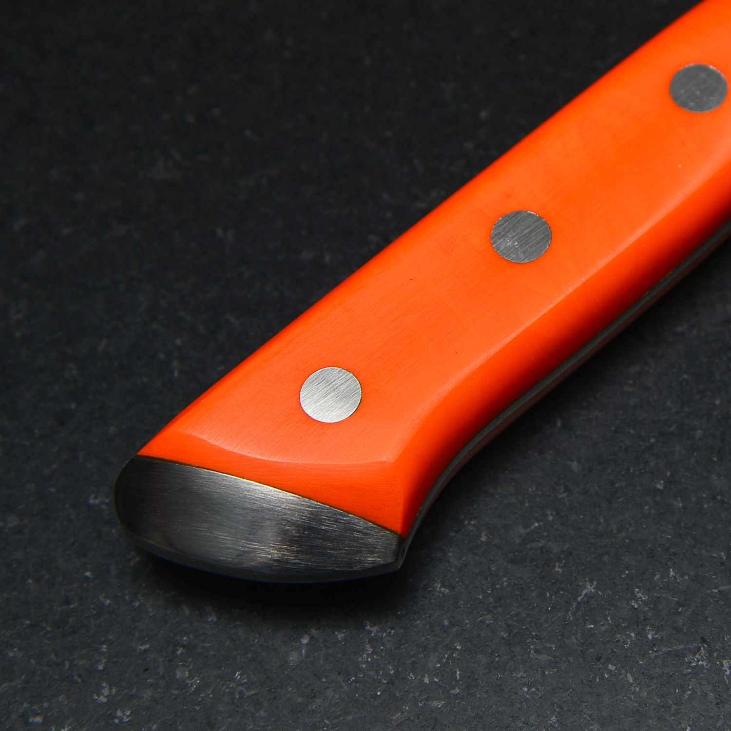 Image of Korin Special Inox Orange Handle Sujihiki 6