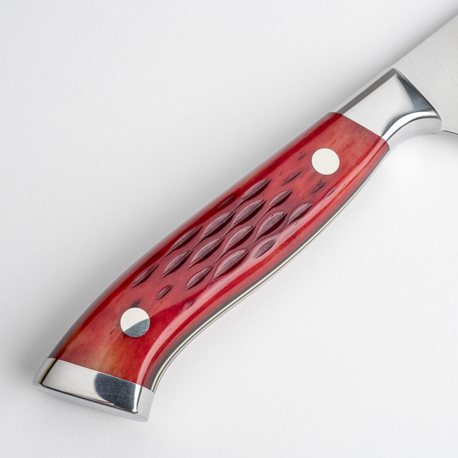 Image of Nenohi Nenox Red Bone Handle Sujihiki 9.0" (23cm) 5