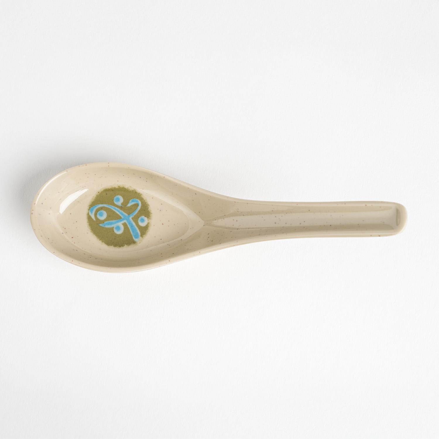 Image of Melamine Green Spoon 5.5" 3