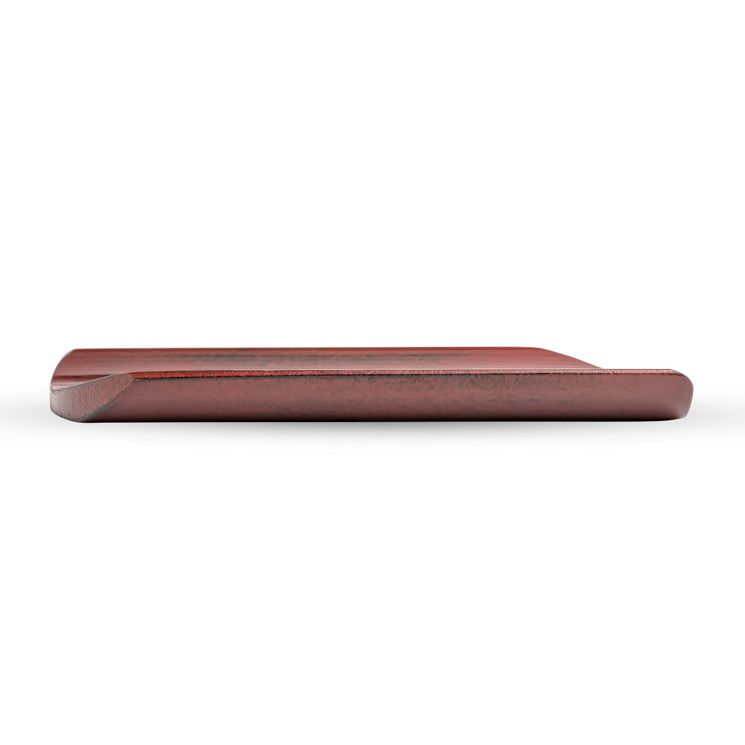 Image of Hemlock Red Wooden Towel Tray 2