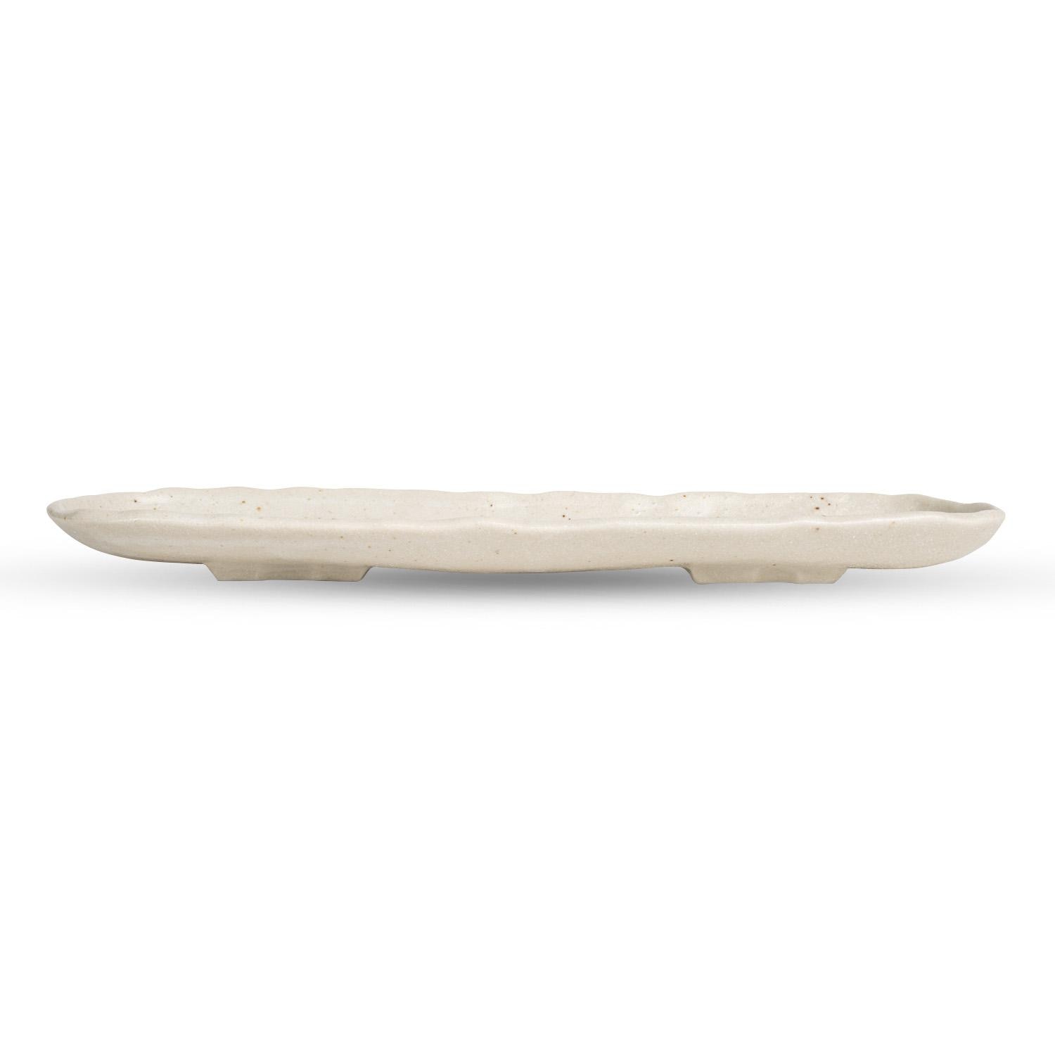 Image of Kohiki White Oval Plate 10.75" 2