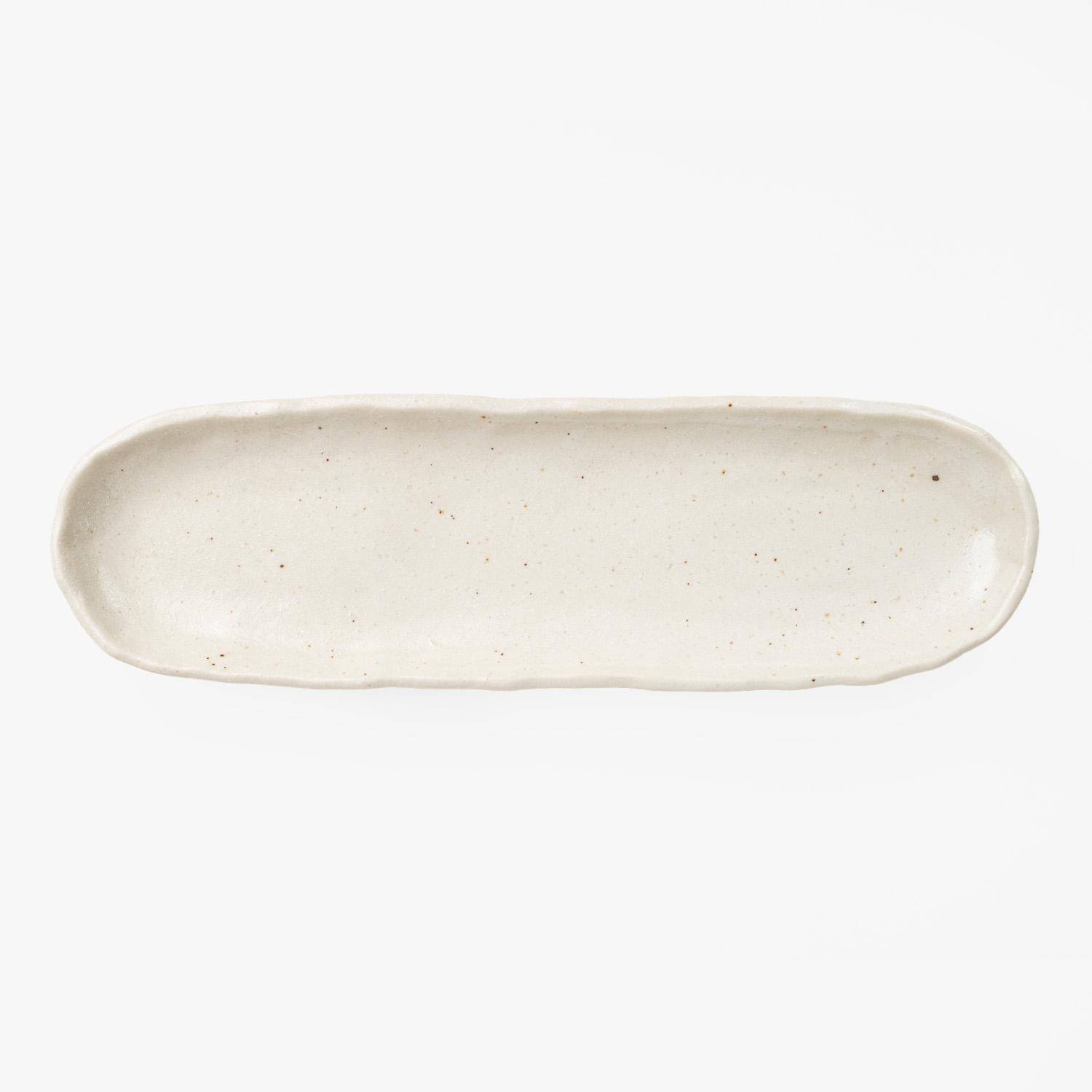 Image of Kohiki White Oval Plate 10.75" 3