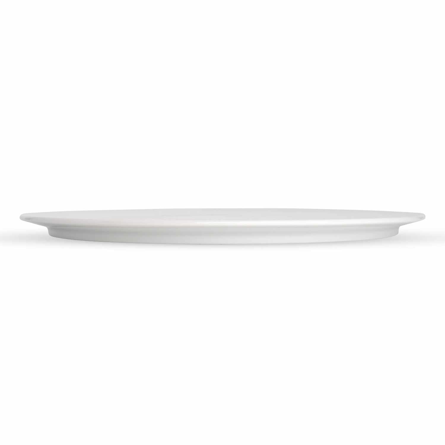 Image of Phase Fall White Flat Round Plate 11" 2