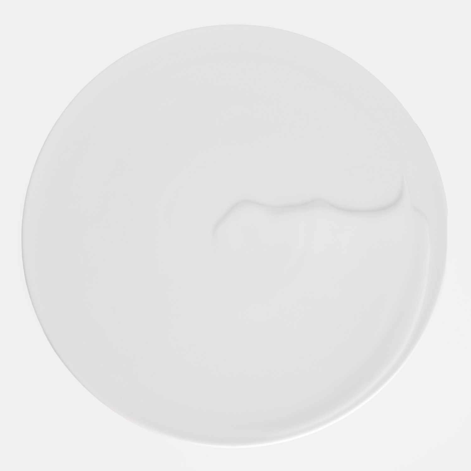 Image of Phase Fall White Flat Round Plate 11" 3