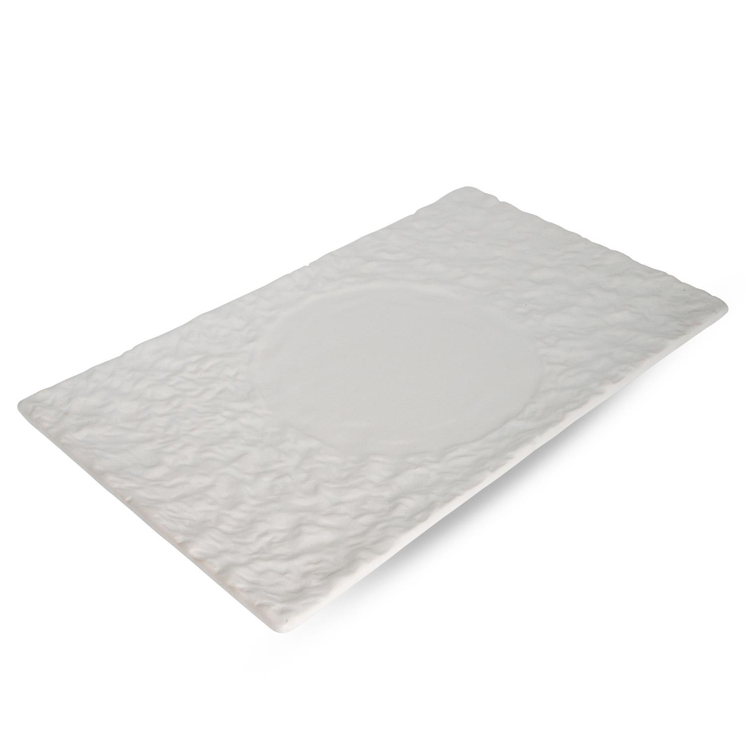 Jord Rim Rectangular Plate 14.5"