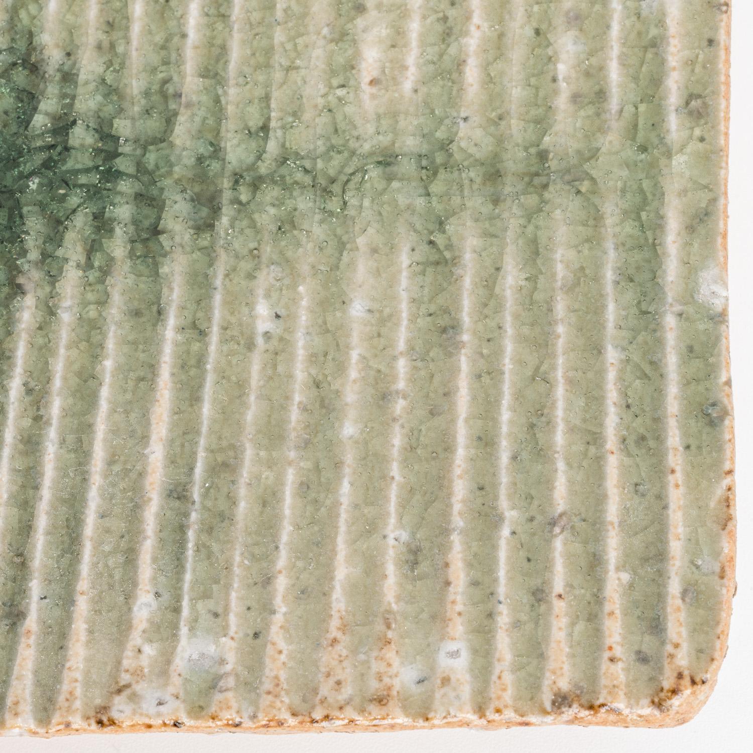 Image of Green Moss Rectangular Plate 14" 4