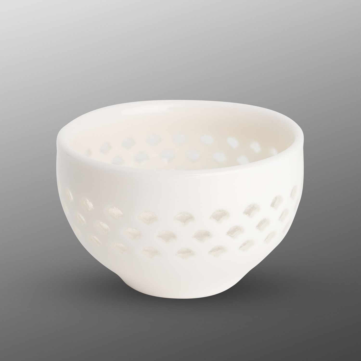 Image of Hotaru White Wave Sake Cup 1