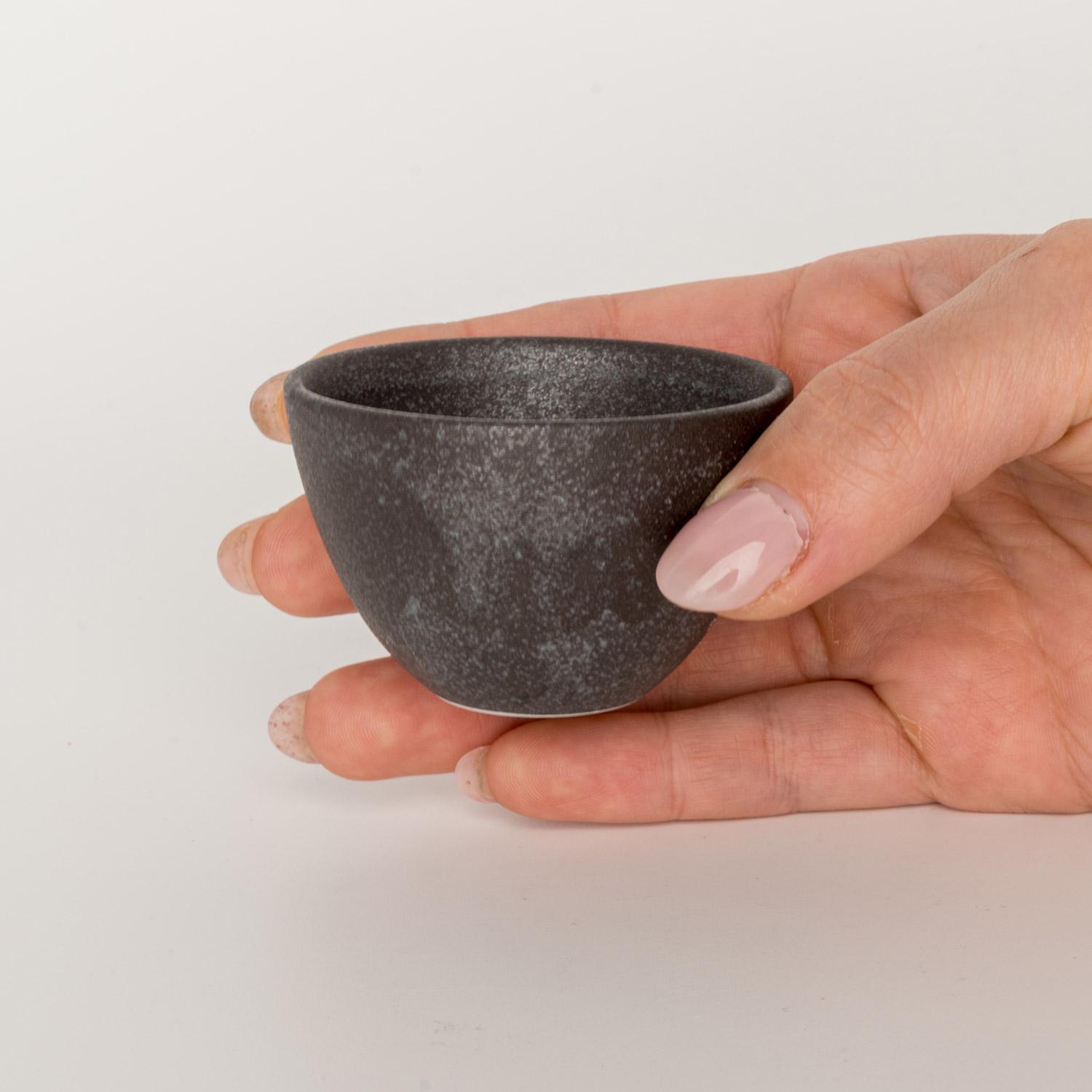 Image of Black Alloy Sake Cup 3