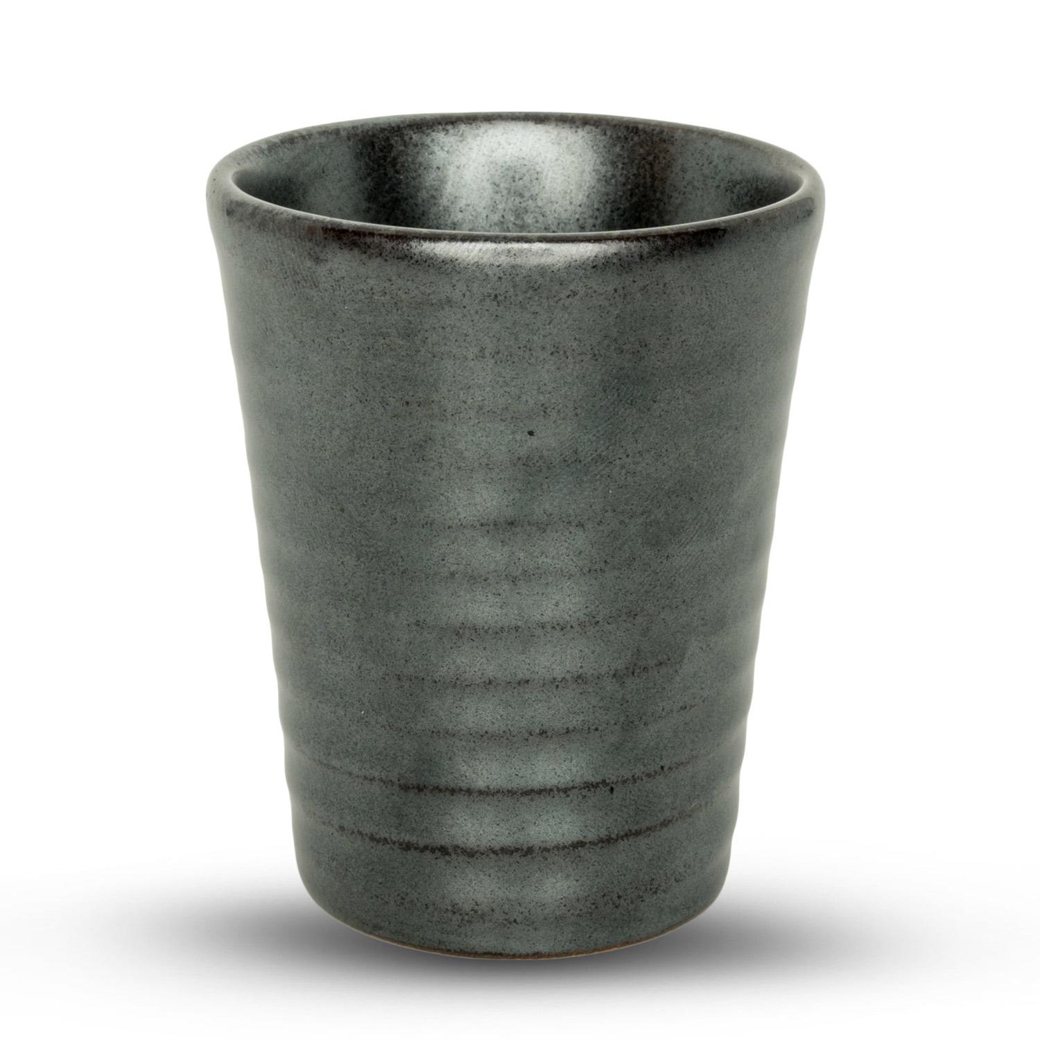 Tessa Black Spiral Sake Cup