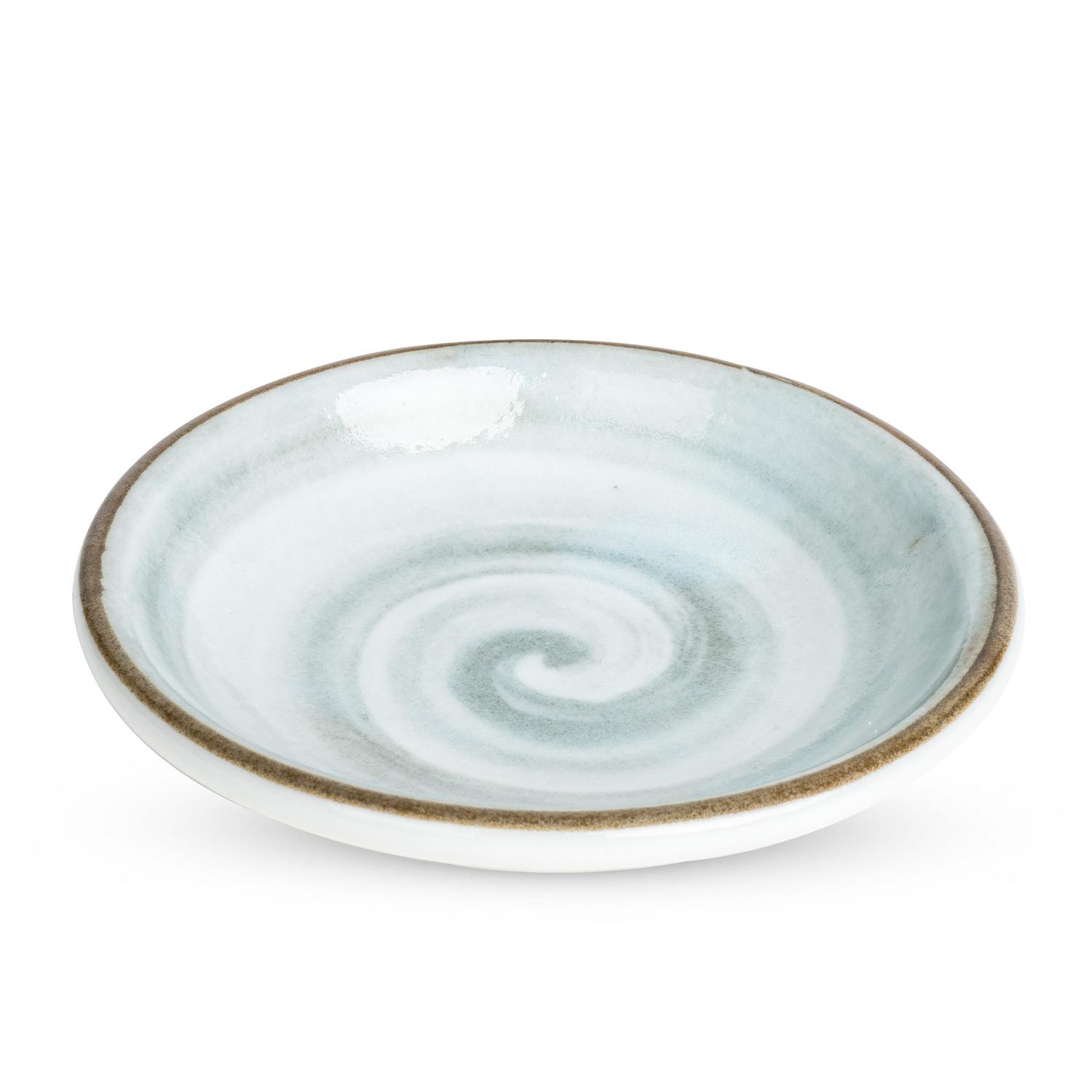 Image of Shiro Uzu Round Sauce Dish 1