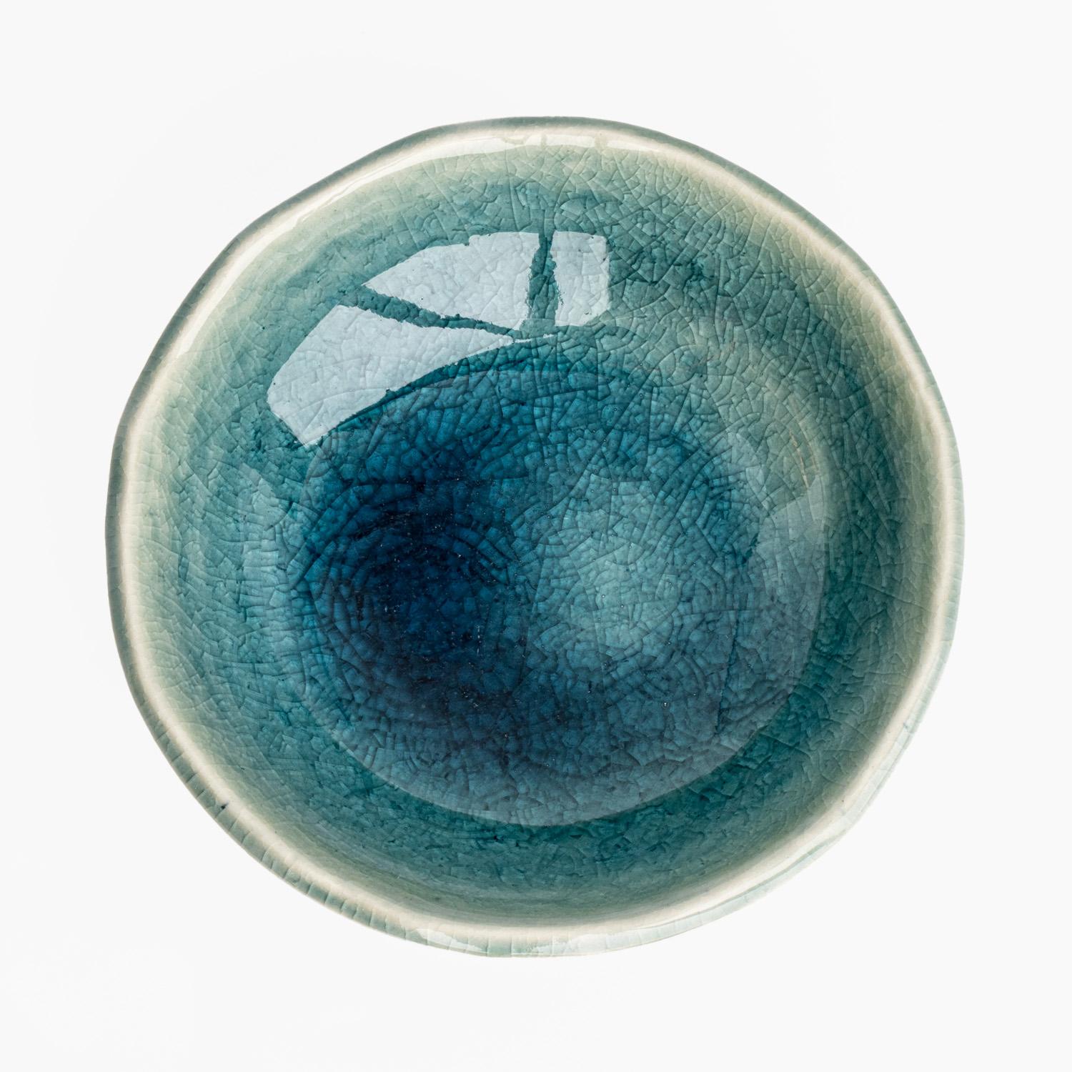 Image of Blue Kanire Round Sauce Dish 3