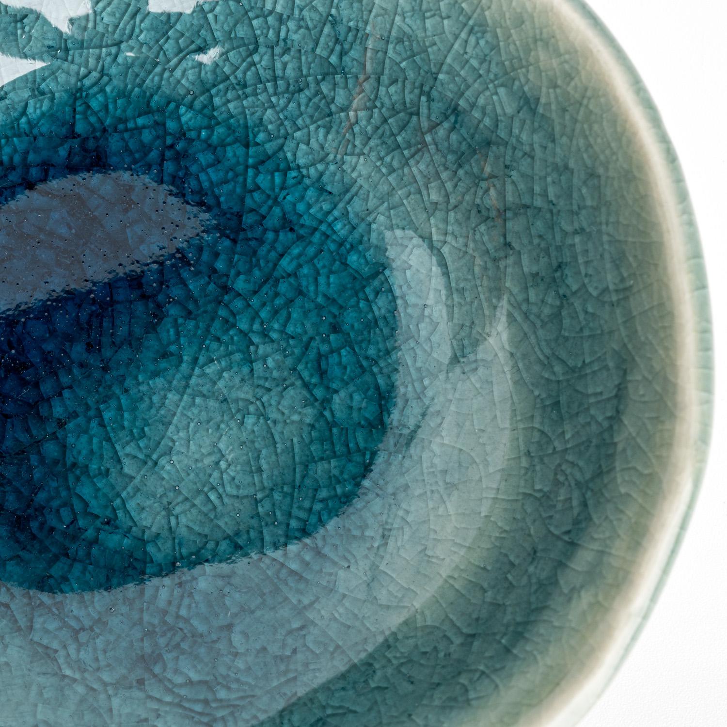 Image of Blue Kanire Round Sauce Dish 4