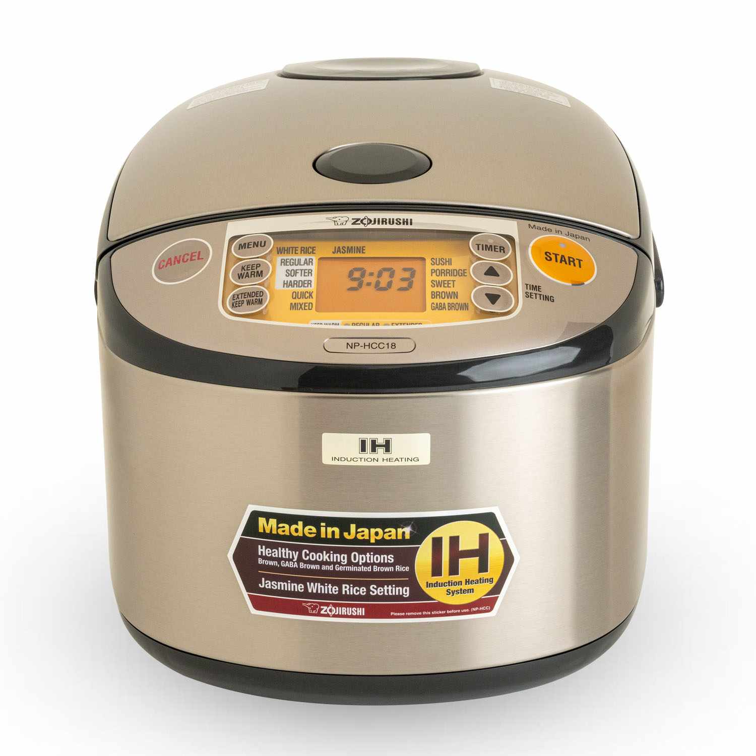 Zojirushi Induction Heating Rice Cooker & Warmer (10 Cups