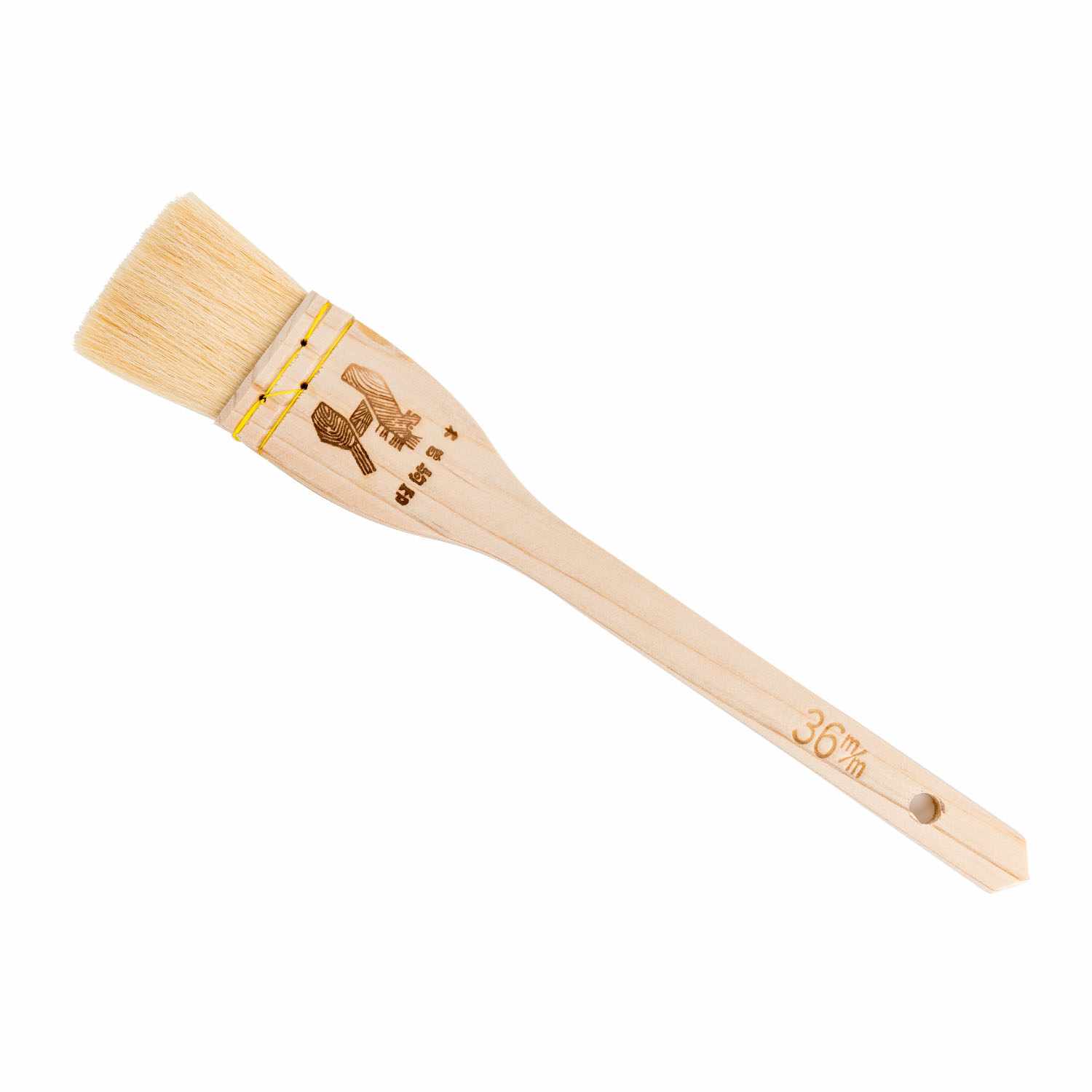 Wooden Goat Hair Sauce Brush 9