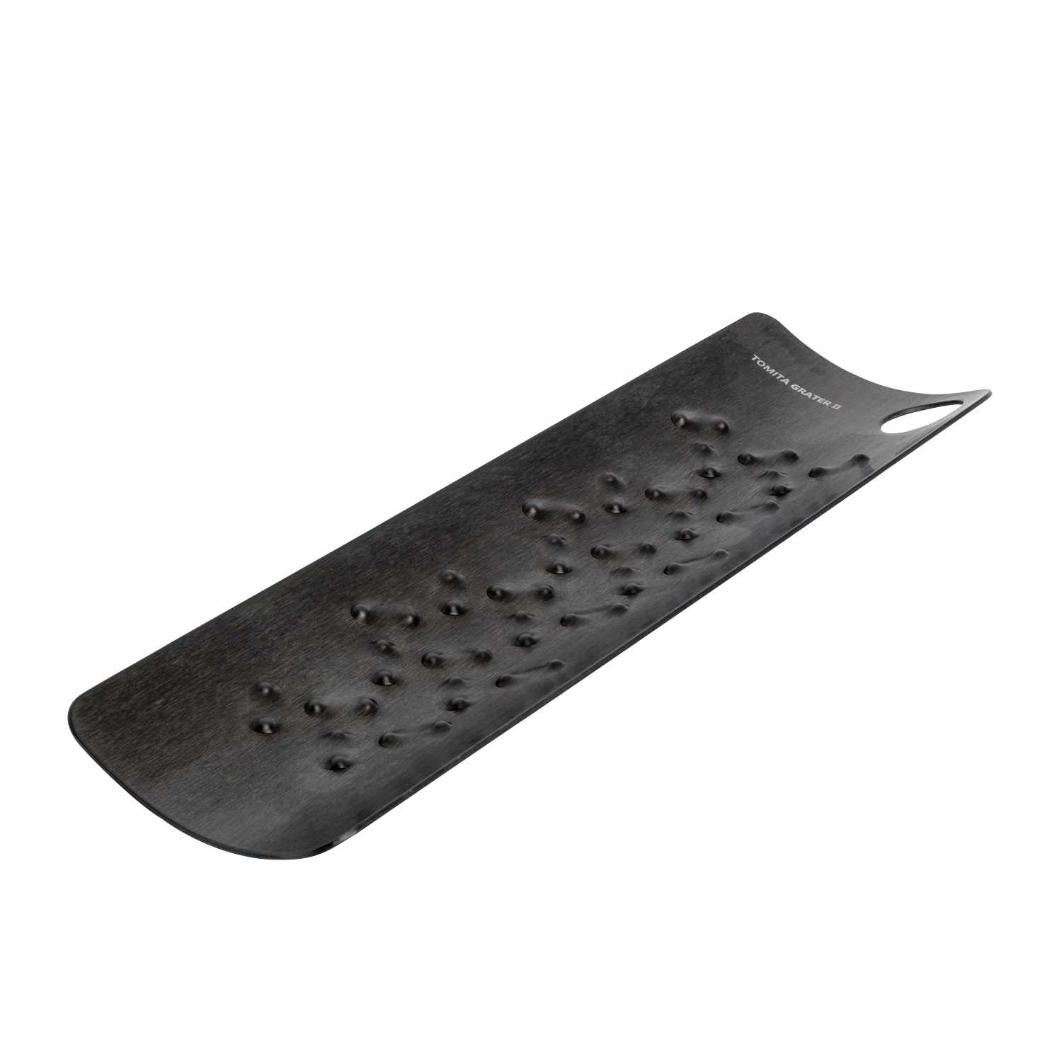 Tomita Stainless Curve Grater Black 6.5"