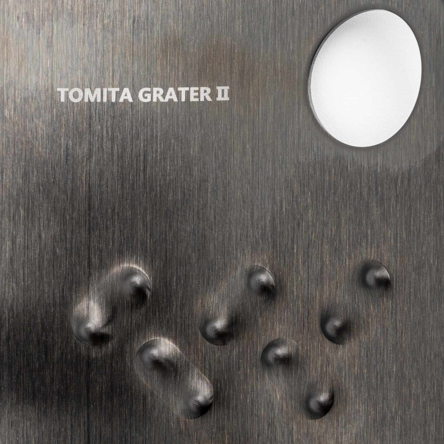 Image of Tomita Stainless Curve Grater Black 6.5" 4