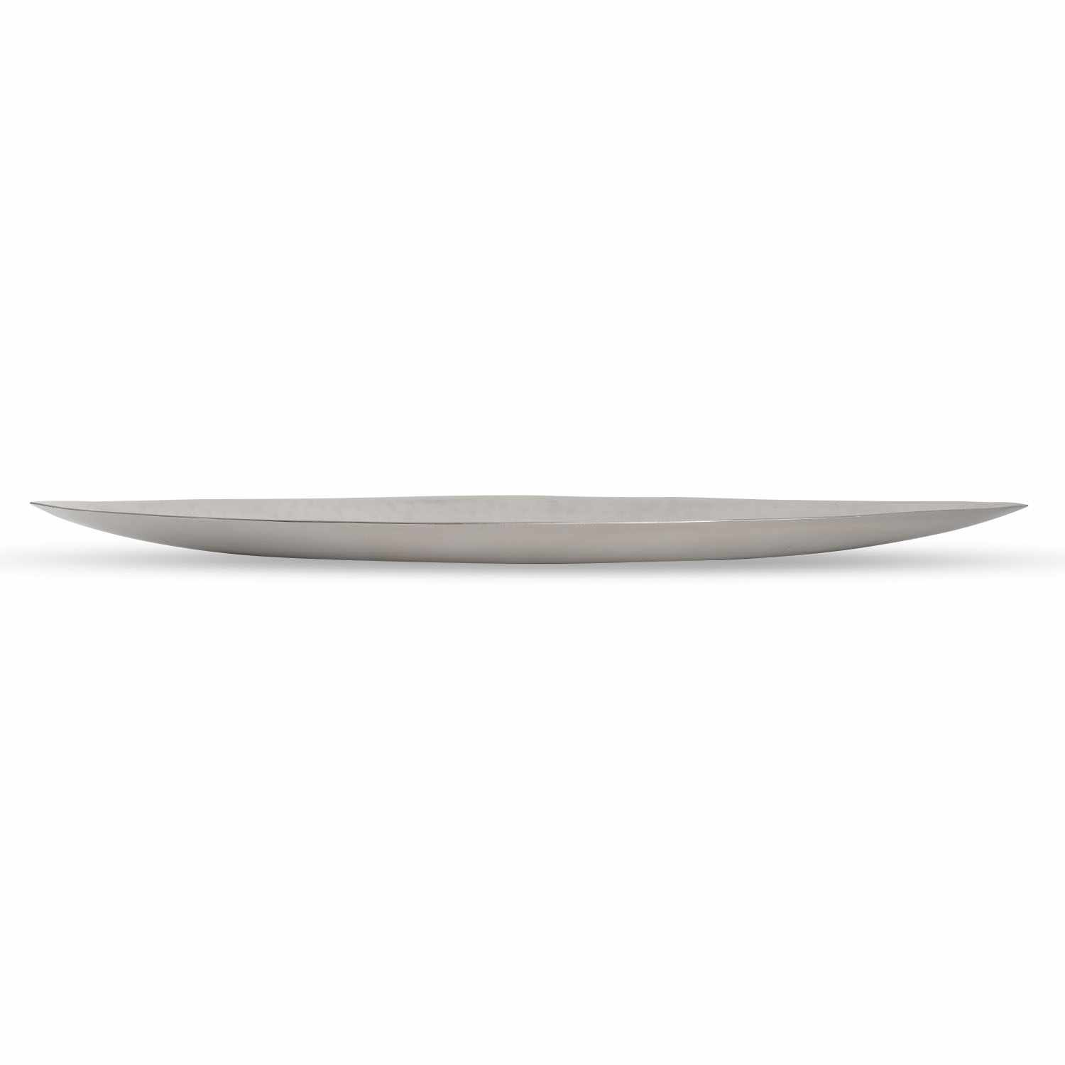 Image of Hammered Stainless Steel Boat Plate 22.25" 2