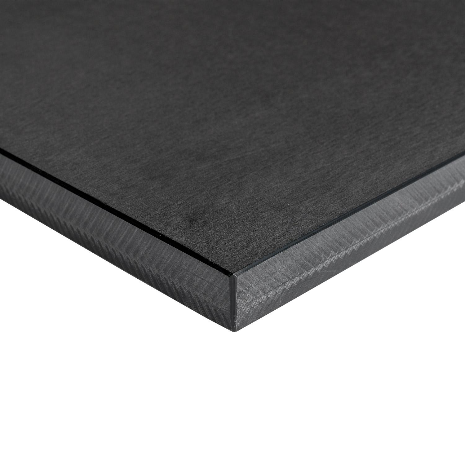 Image of Tenryo Black Slip Resistant Polyethylene Cutting Board 4