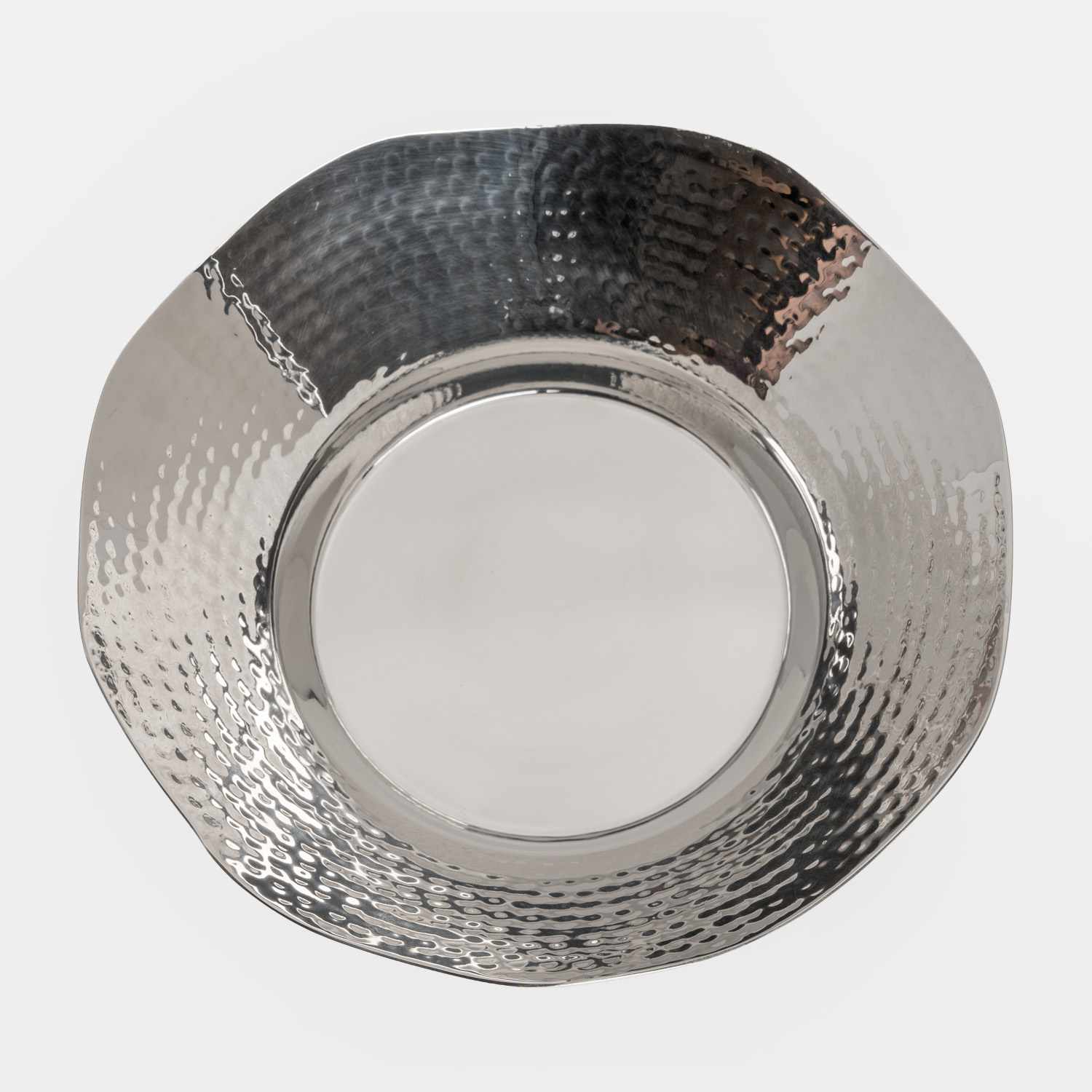 Image of Hammered Stainless Steel Pot 7" 3