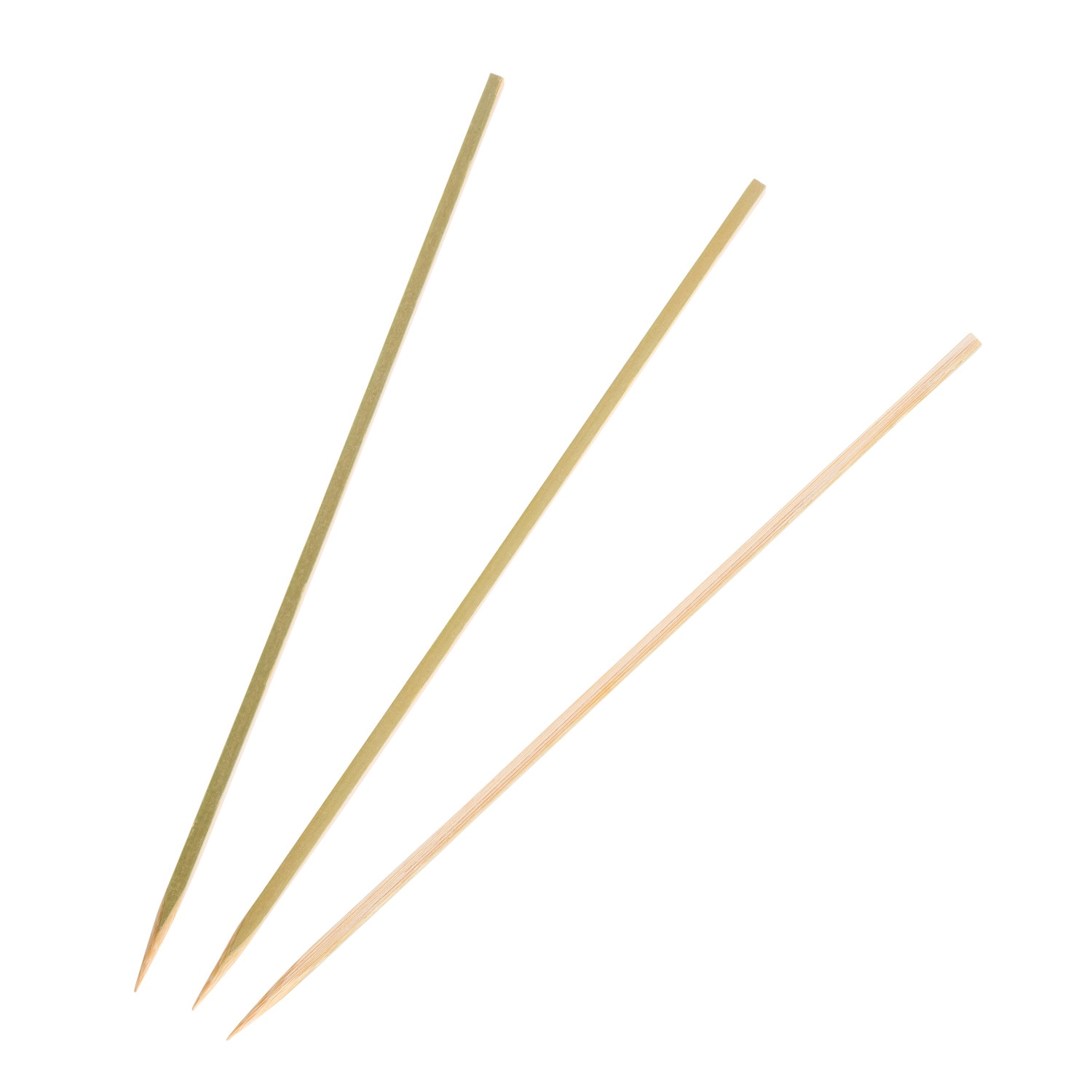 Disposable Square Bamboo Skewers (Uo Gushi) 9.4”L (24cm) (100/pack)