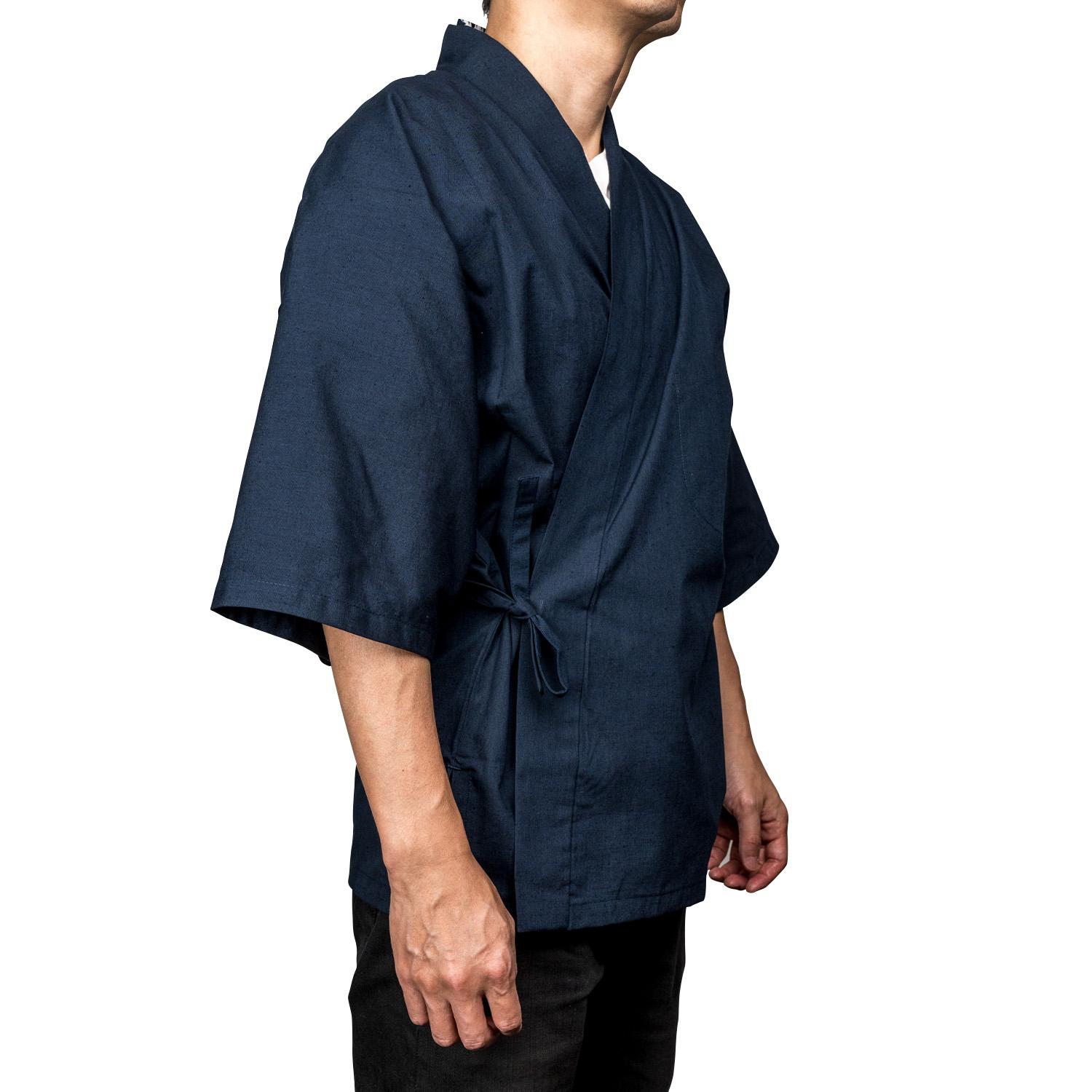 Image of Dark Blue Sushi Chef Coat - Medium 2