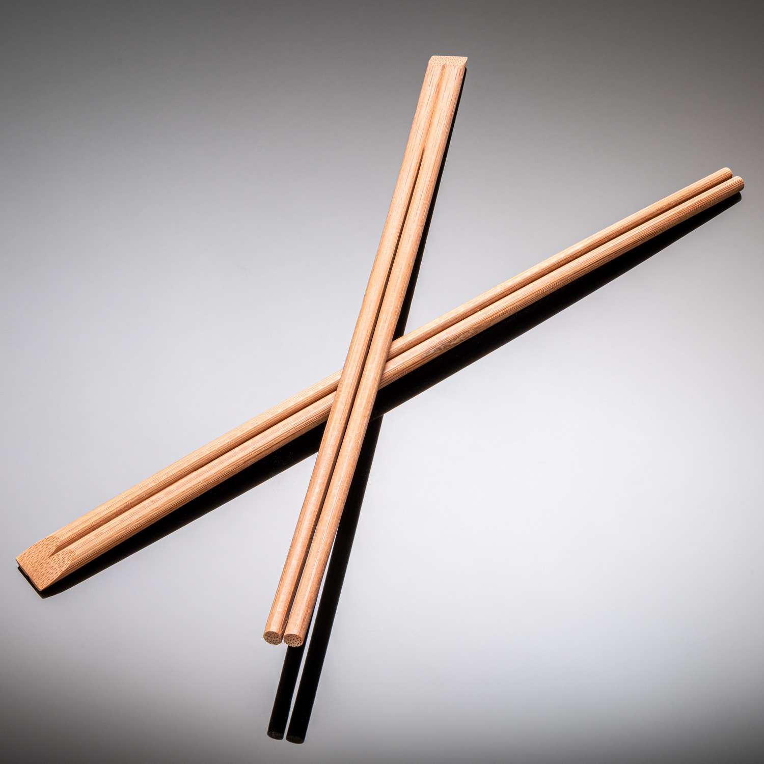 Disposable Natural Carbon Treated Bamboo Chopsticks (Tensoge) 9.5" 2000 pairs/case