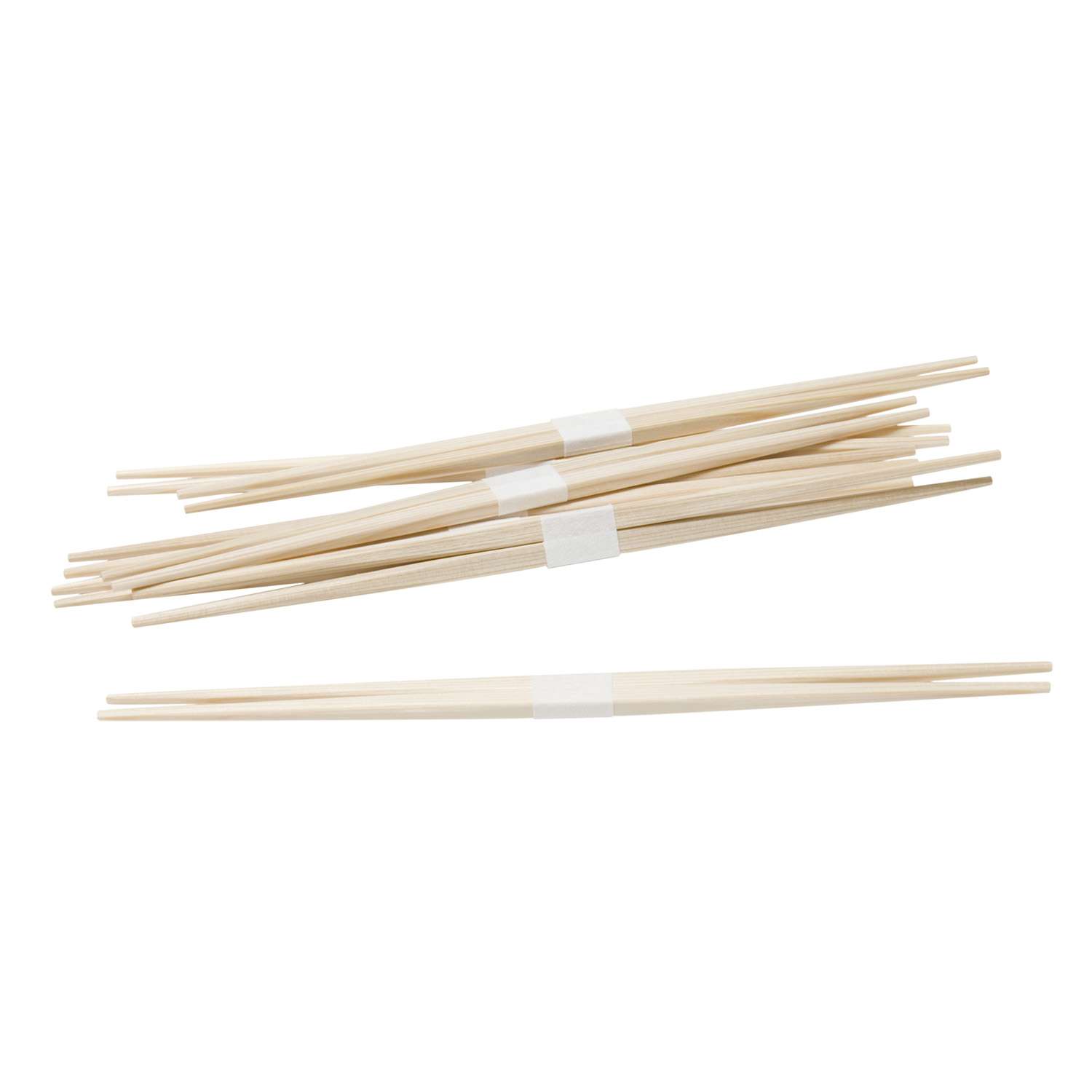 Image of Disposable Grade A Cedar Chopsticks 9.5" with Paper Band 2000 pairs/case 2