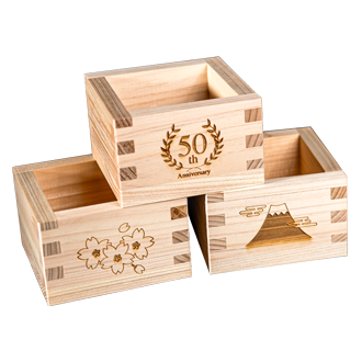 sake box engraving cat icon